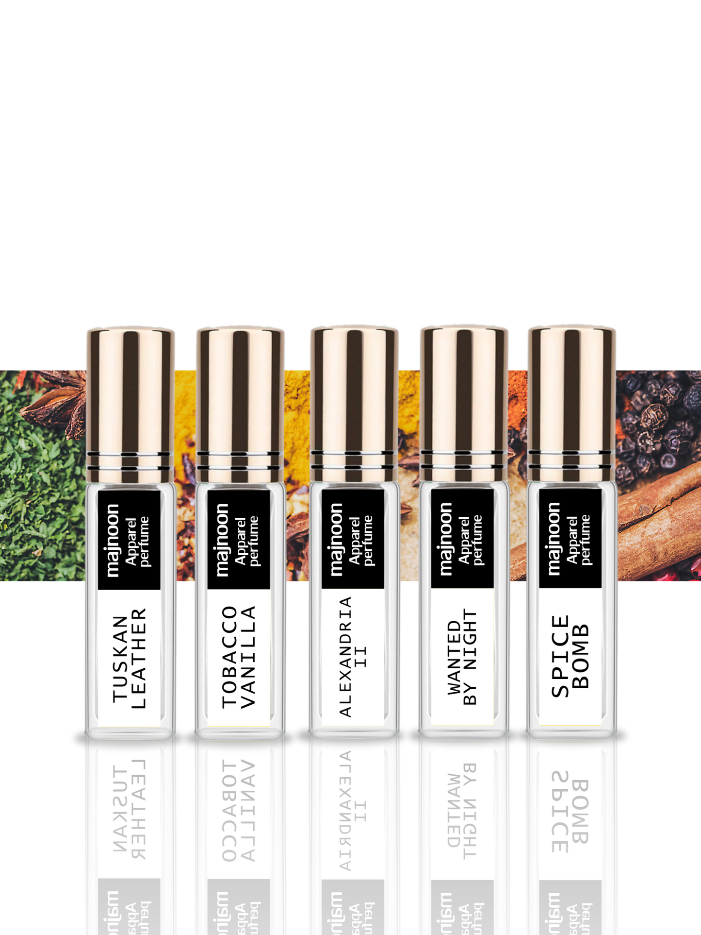SPICY WOODY testers set of 5
