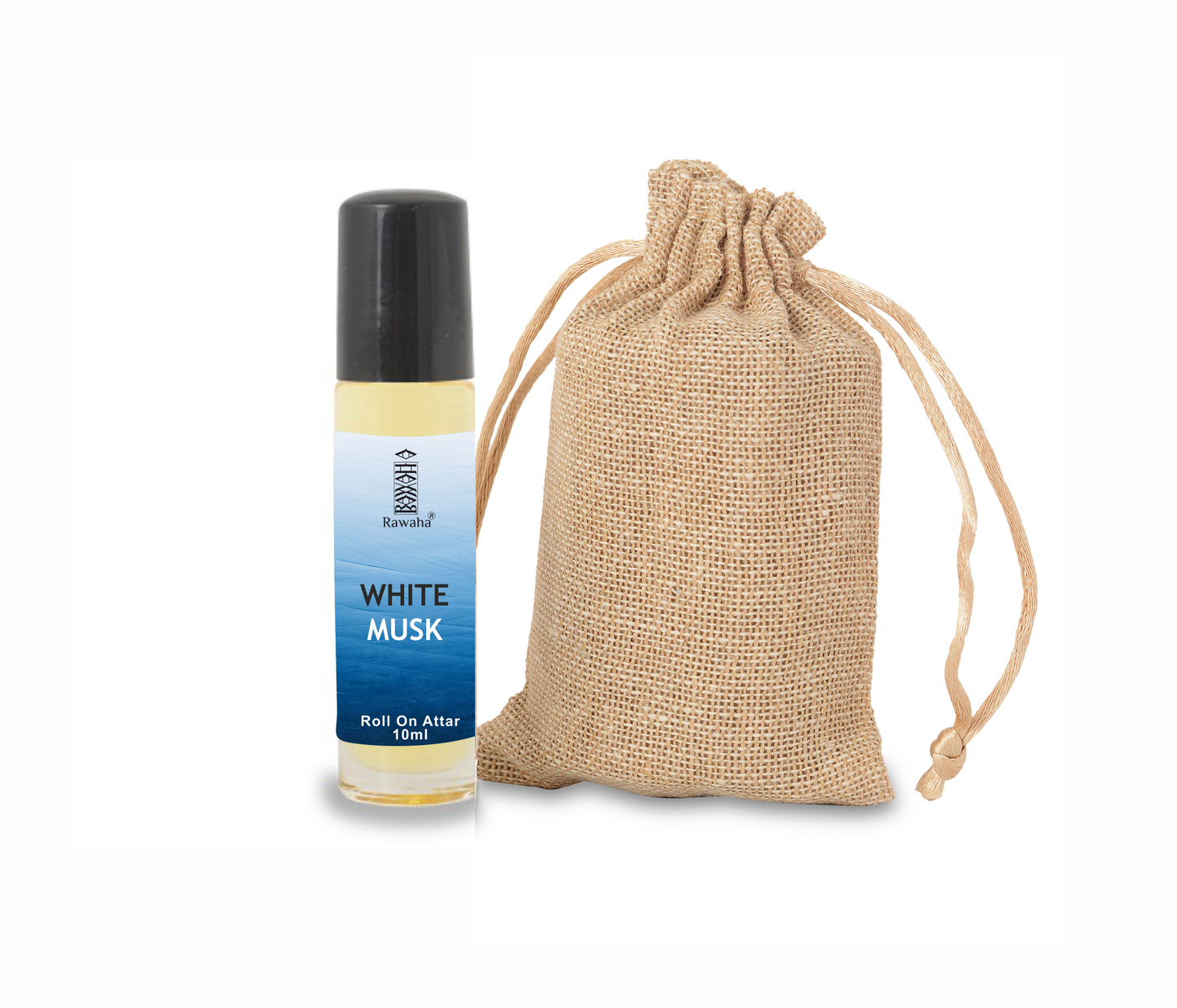 White Musk Roll On Attar 10 ml By Rawaha Alcohol Free Long Lasting Concentrated Perfume Oil
