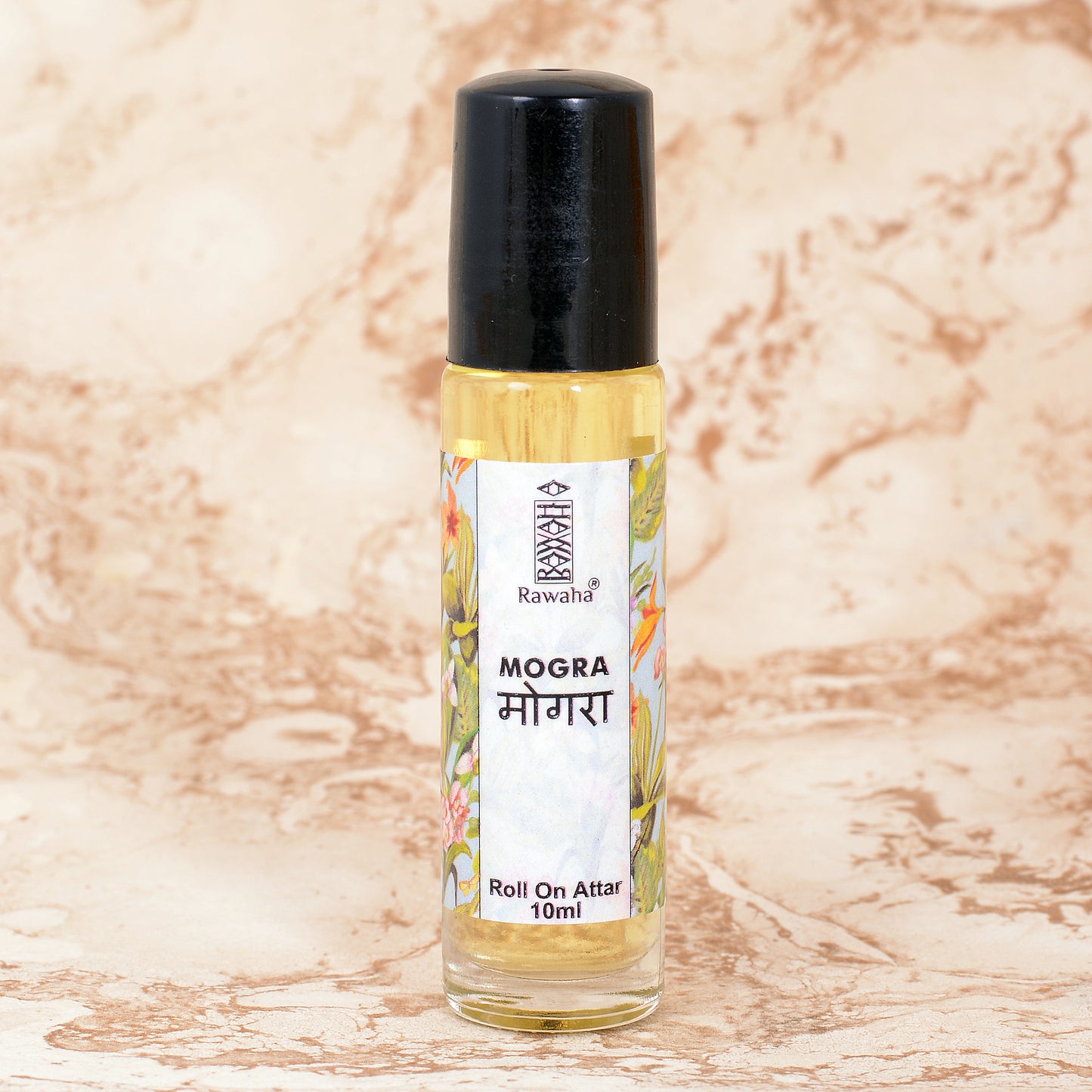 Mogra Roll On Attar 10 ml By Rawaha Alcohol Free Long Lasting Jasmine sambac Original Desi Fragrance Concentrated Perfume Oil