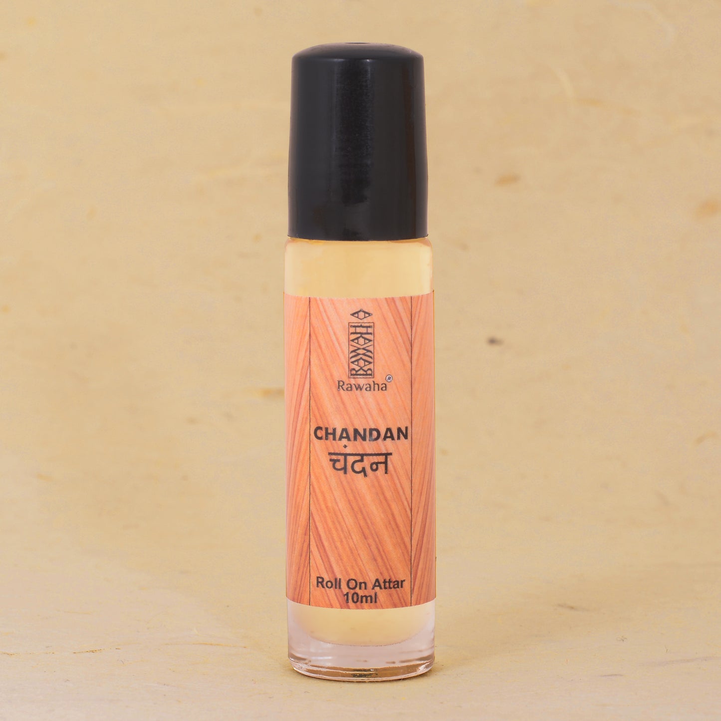 Chandan Roll On Attar 10 ml By Rawaha Alcohol Free Long Lasting Sandalwood Sukhad Original Desi Fragrance Concentrated Perfume Oil