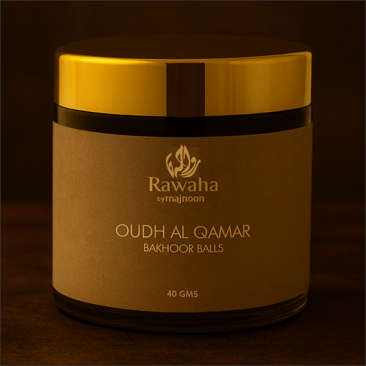 Oudh Al Qamar Bakhoor Balls – Mystical Lunar Aroma | Rawaha by Majnoon (40GMS)