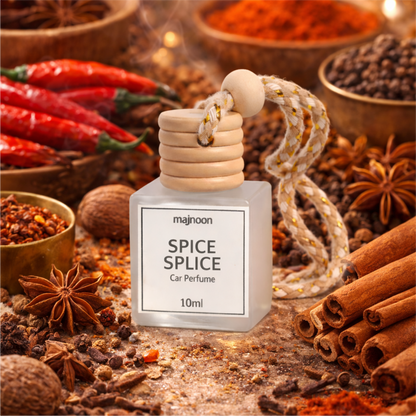 Majnoon Spice Splice Car Perfume | Warm Spicy Oriental Fragrance | Long-Lasting Bold Aroma | 10ml