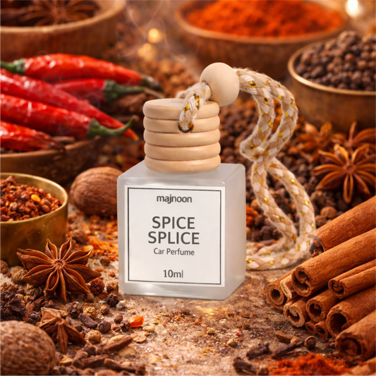 Majnoon Spice Splice Car Perfume | Warm Spicy Oriental Fragrance | Long-Lasting Bold Aroma | 10ml