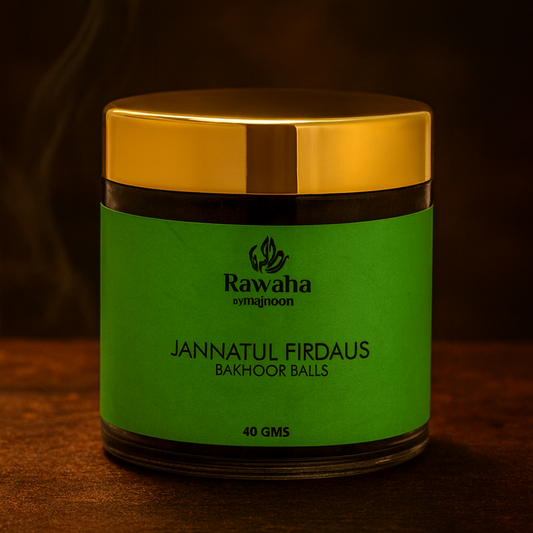 Jannatul Firdaus Bakhoor Balls – Fresh & Spiritual Aroma | Rawaha by Majnoon(40GMS)