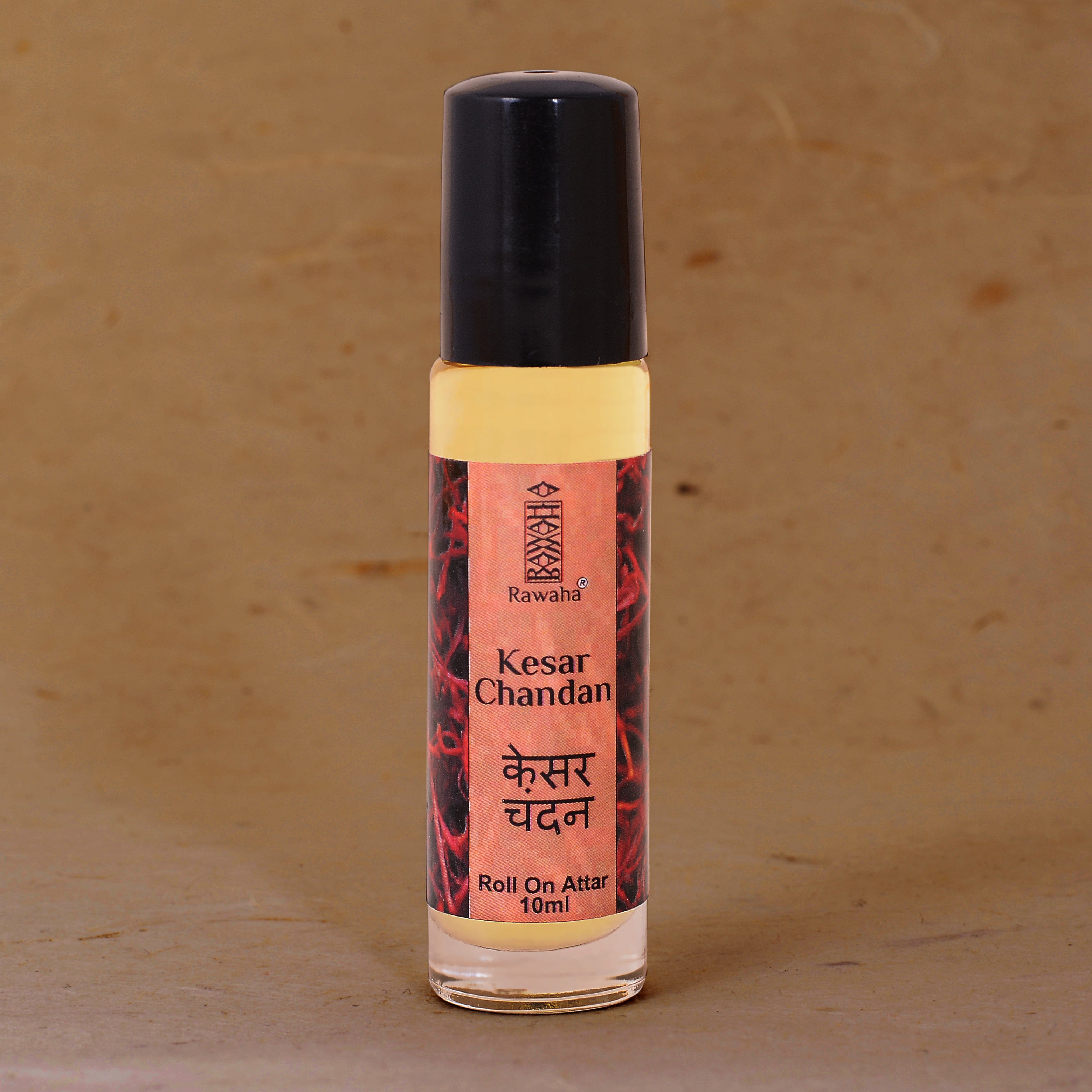 Kesar Chandan Roll On Attar 10 ml By Rawaha Alcohol Free Long